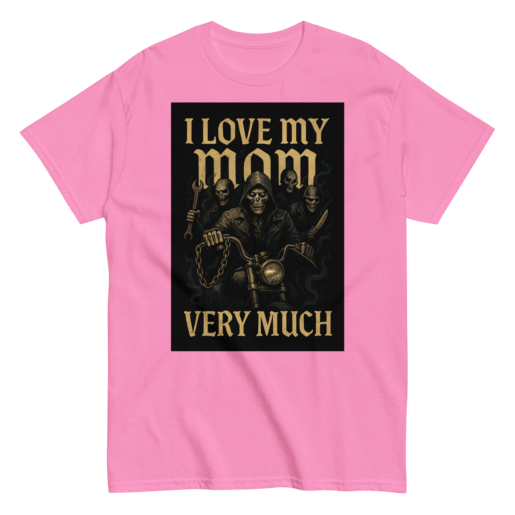 I Love My Mom Funny Graphic Tee