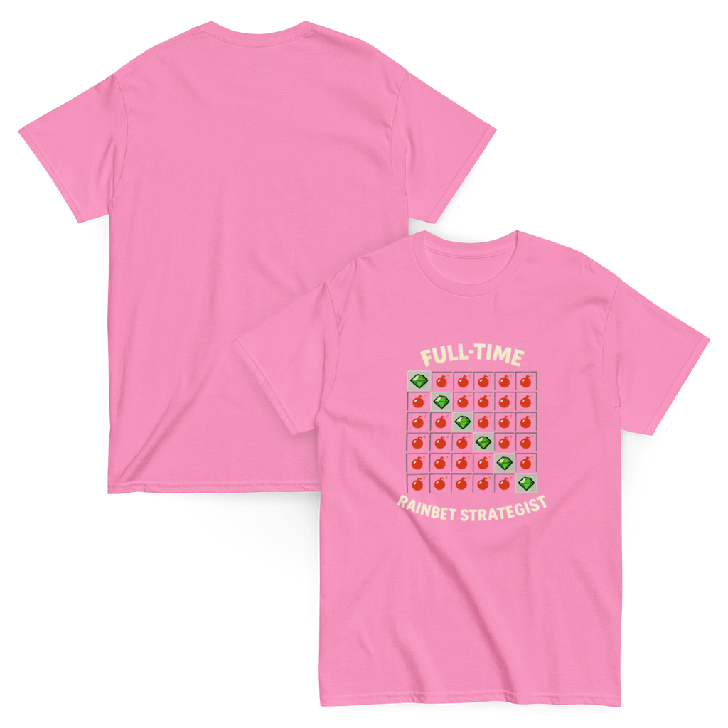 Full-Time Rainbet Strategist Funny Graphic Tee