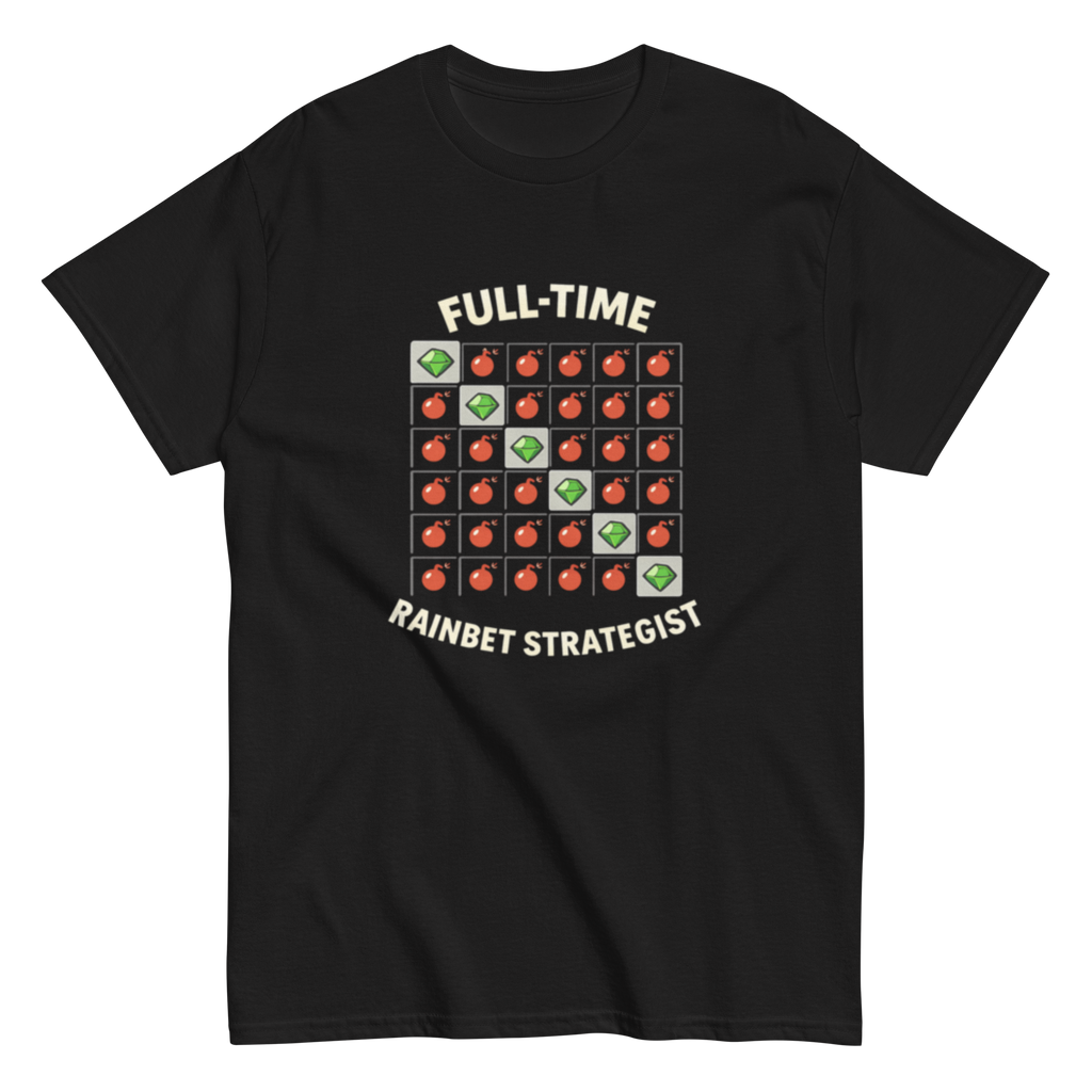 Full-Time Rainbet Strategist Funny Graphic Tee