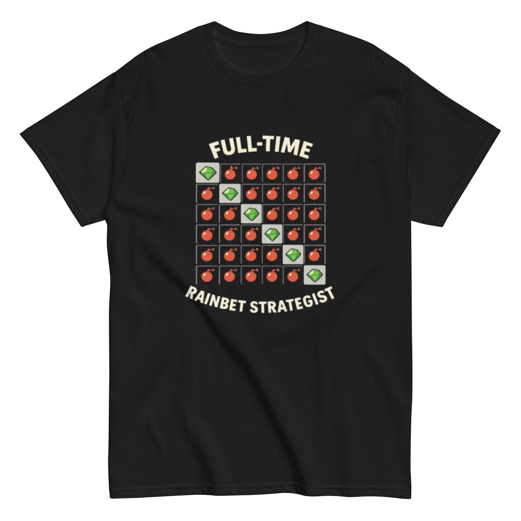 Full-Time Rainbet Strategist Funny Graphic Tee