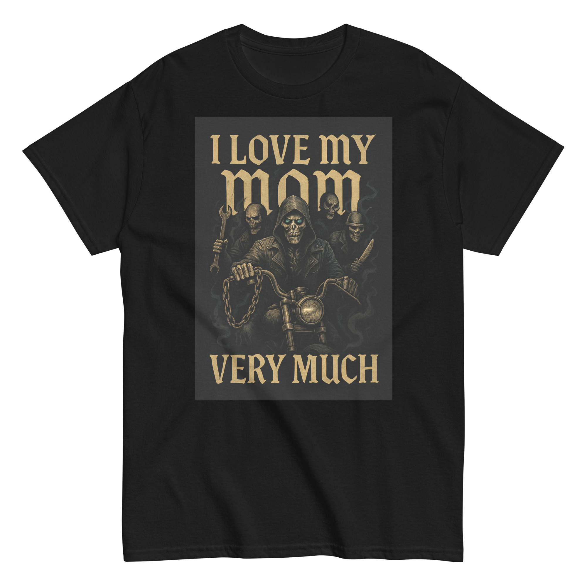 I Love My Mom Funny Graphic Tee