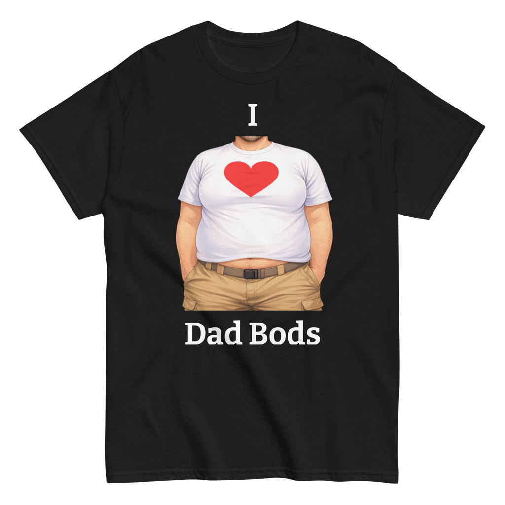 Dad Bod Lover Funny Graphic Tee