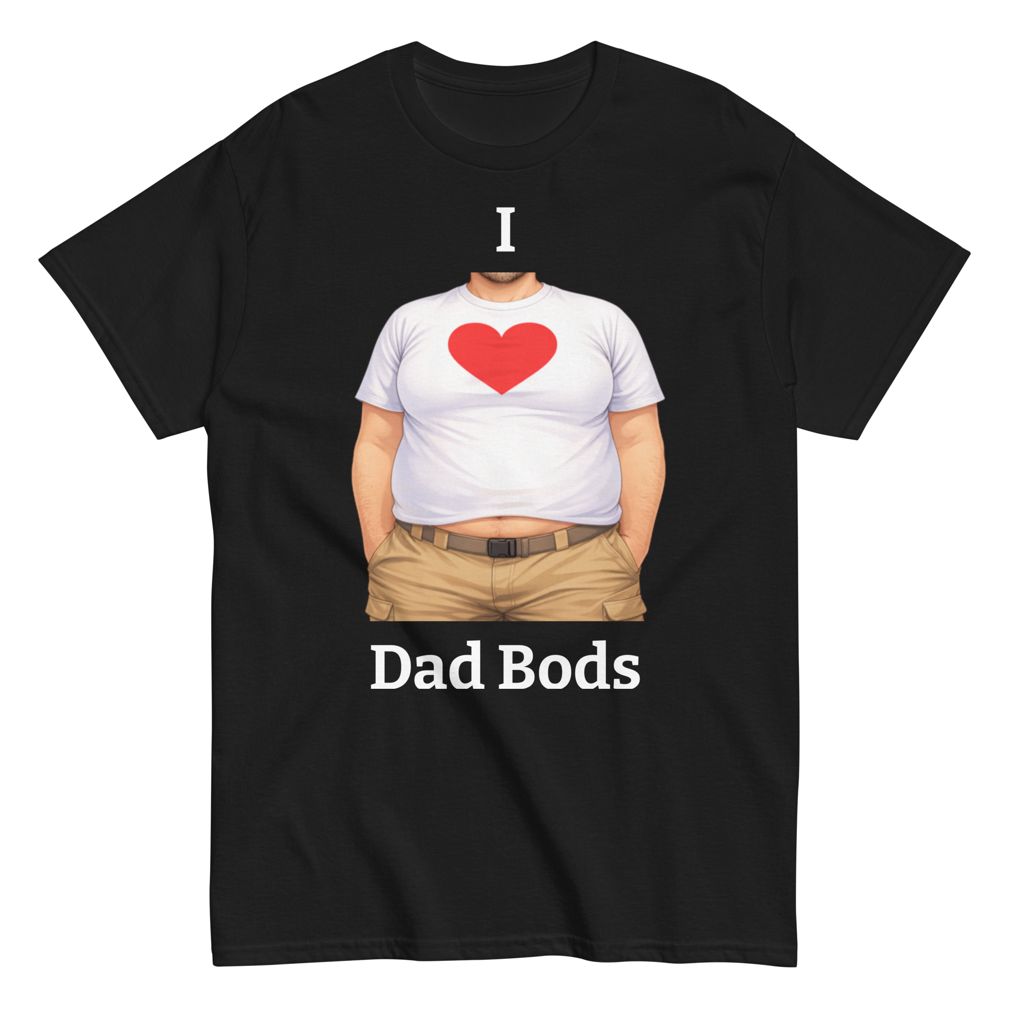 Dad Bod Lover Funny Graphic Tee