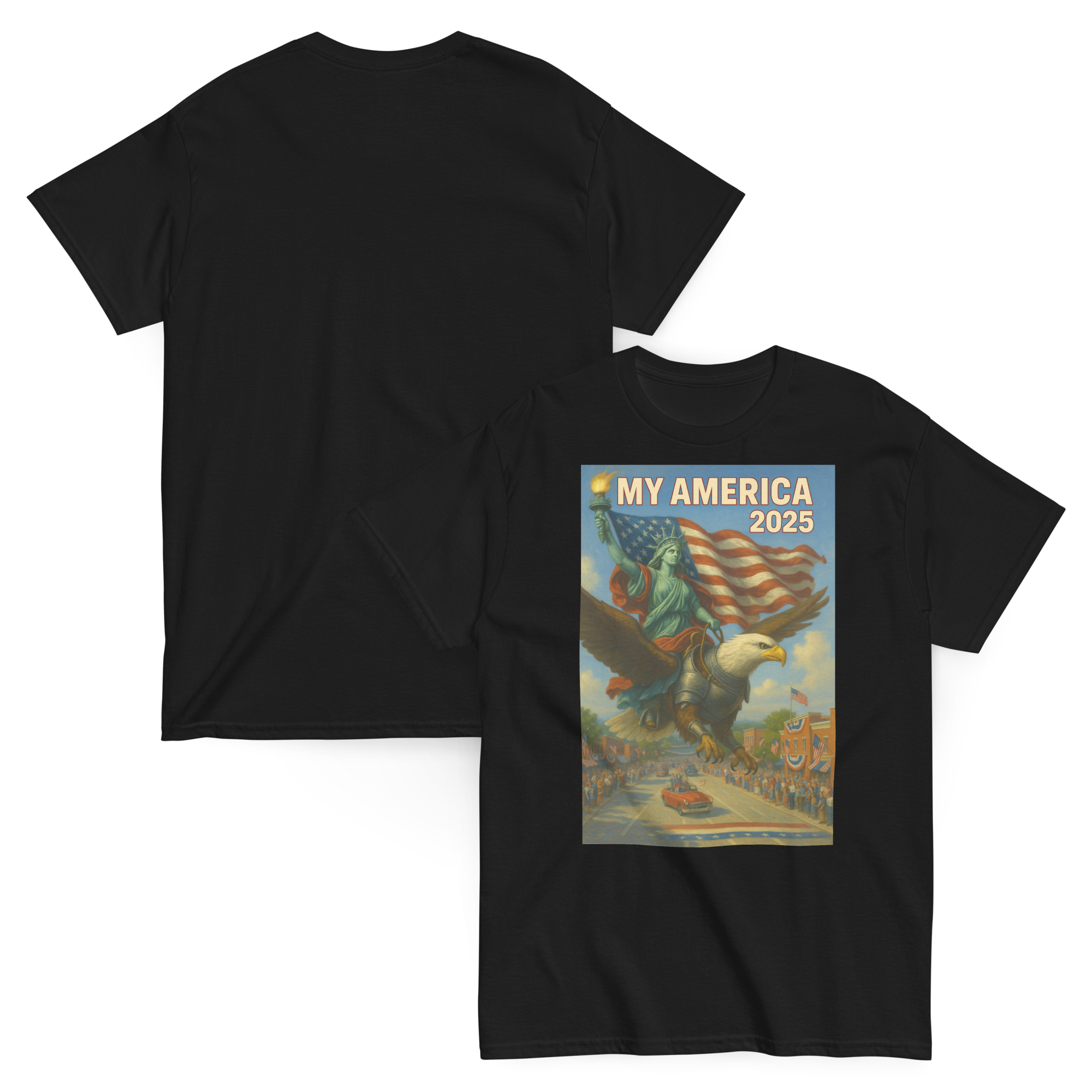 My America Graphic Funny Tee