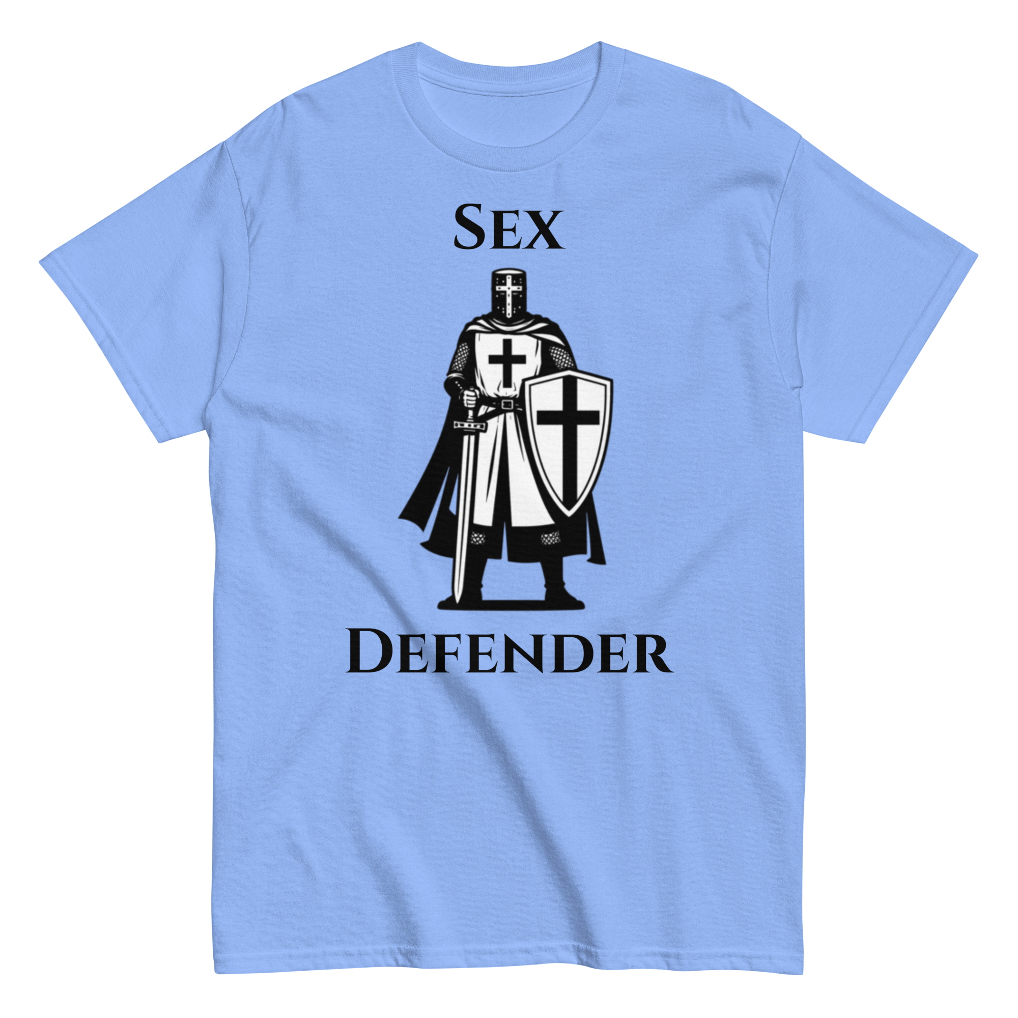 Holy Defender — Funny Dark Humor Graphic Tee Inappropriate Gift