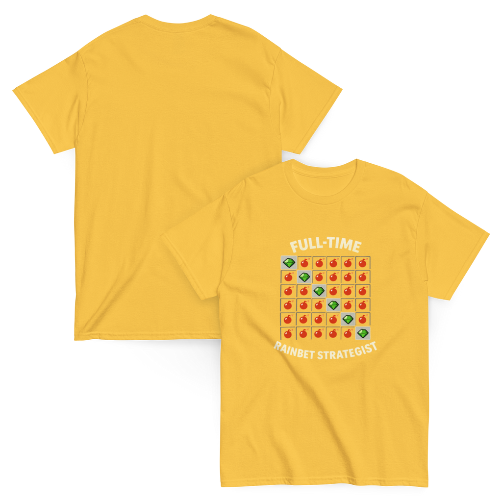 Full-Time Rainbet Strategist Funny Graphic Tee