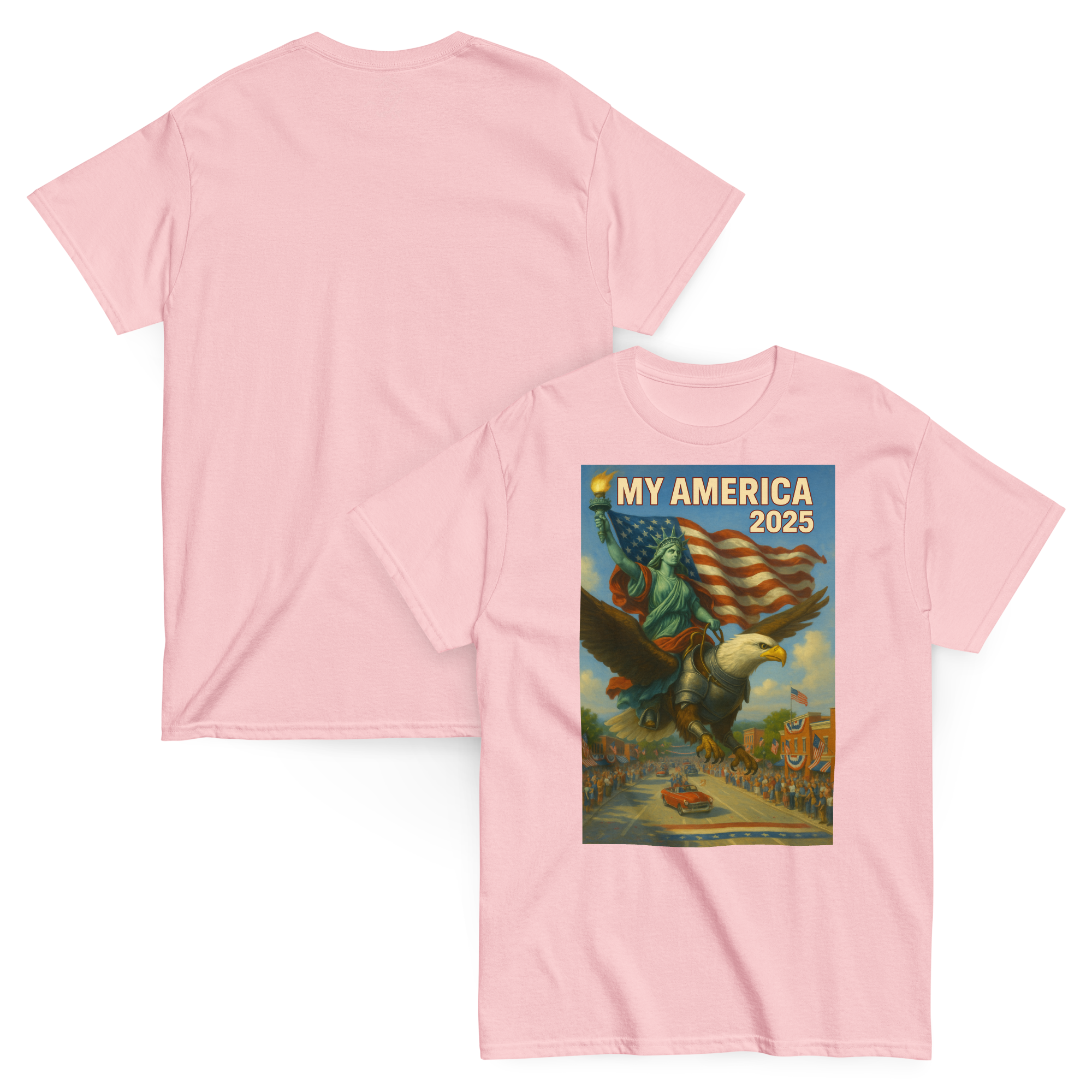 My America Graphic Funny Tee