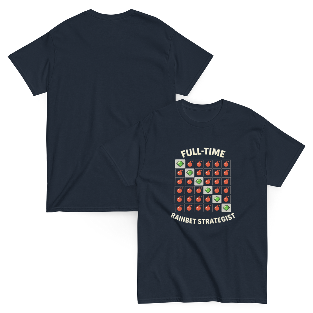 Full-Time Rainbet Strategist Funny Graphic Tee