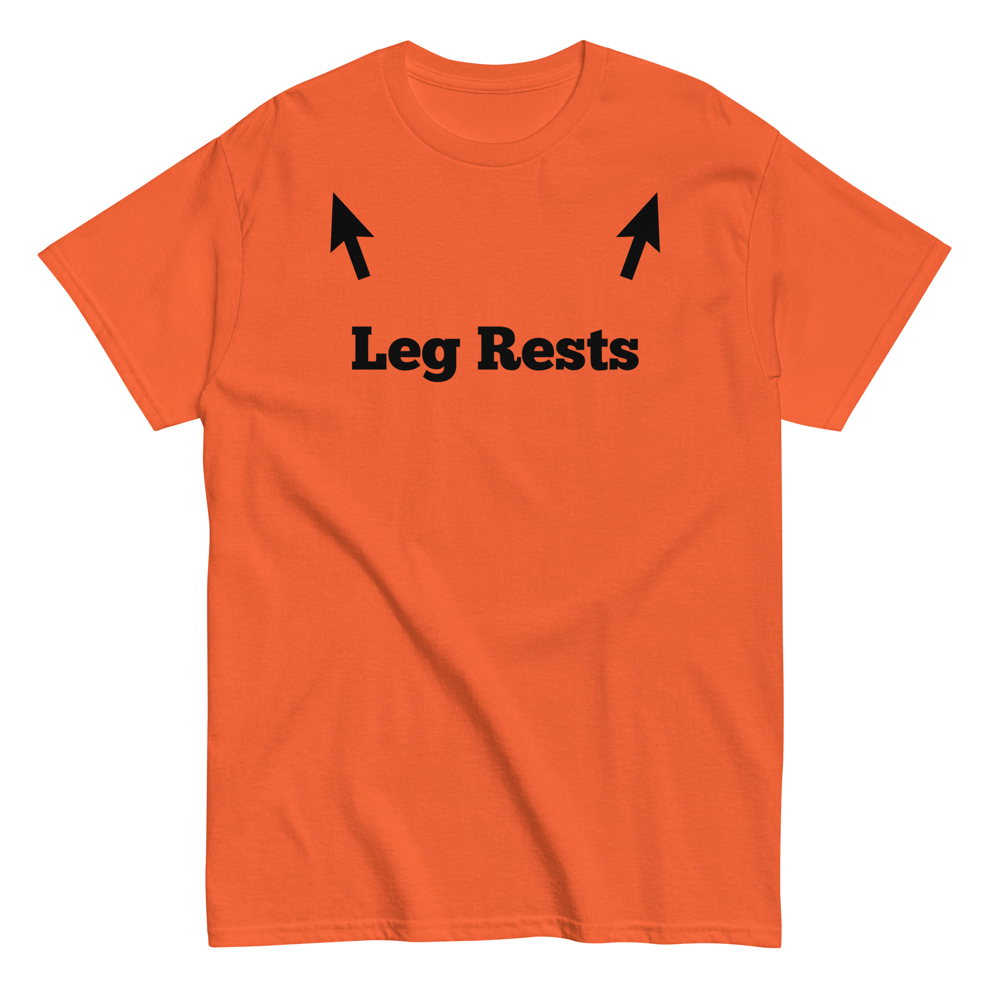 Leg Rests Funny Dirty Humor Tee