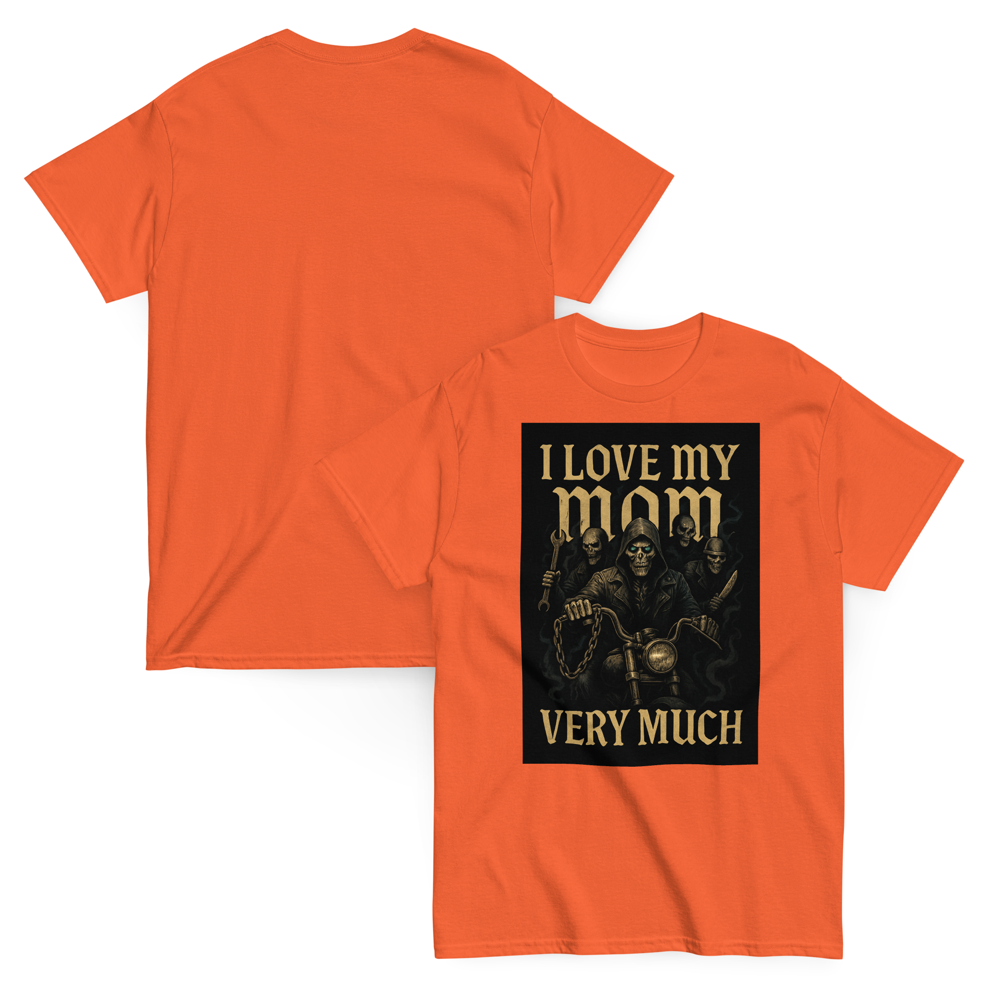 I Love My Mom Funny Graphic Tee