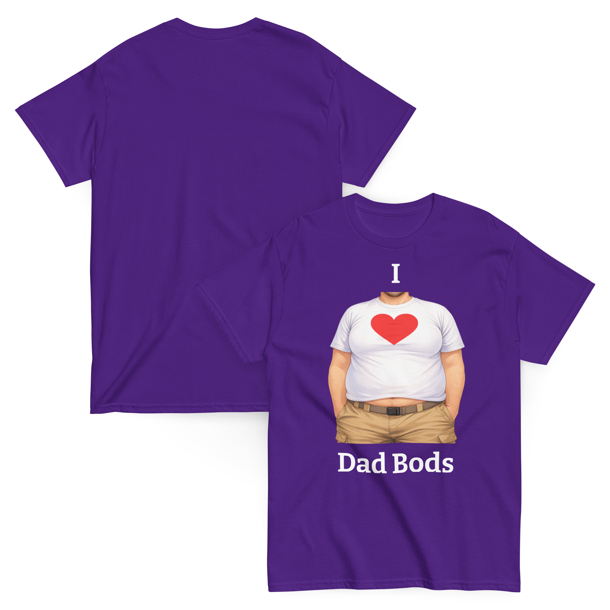 Dad Bod Lover Funny Graphic Tee
