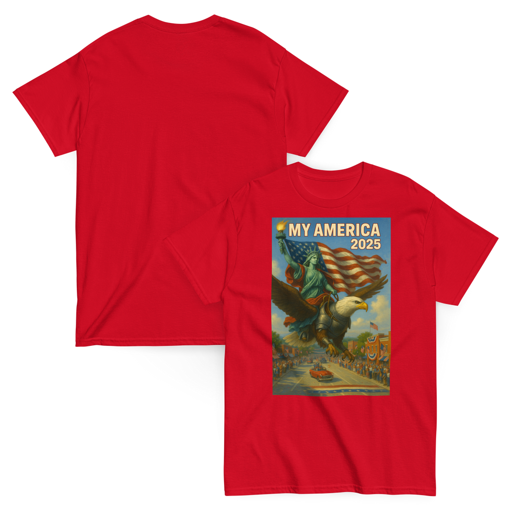 My America Graphic Funny Tee