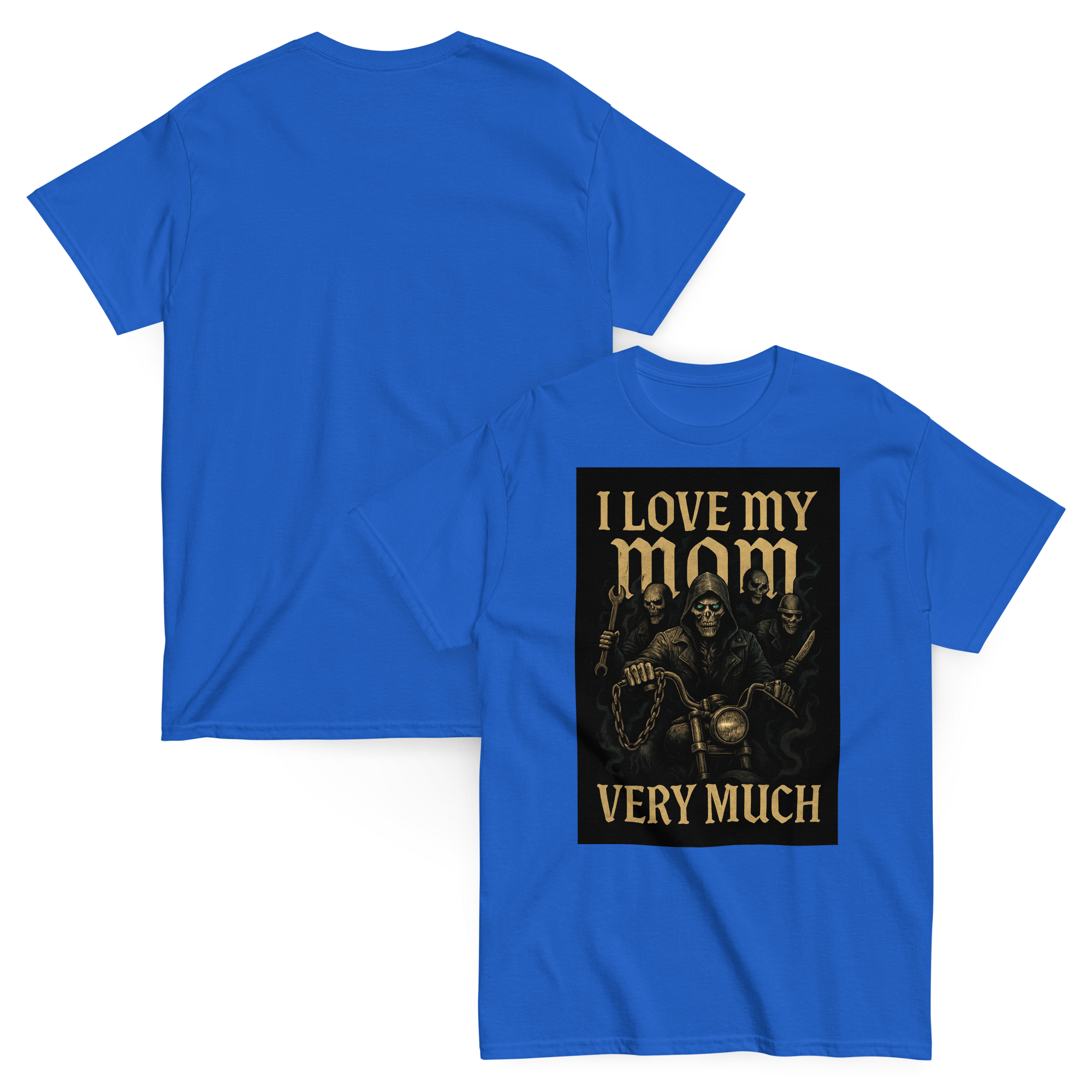 I Love My Mom Funny Graphic Tee