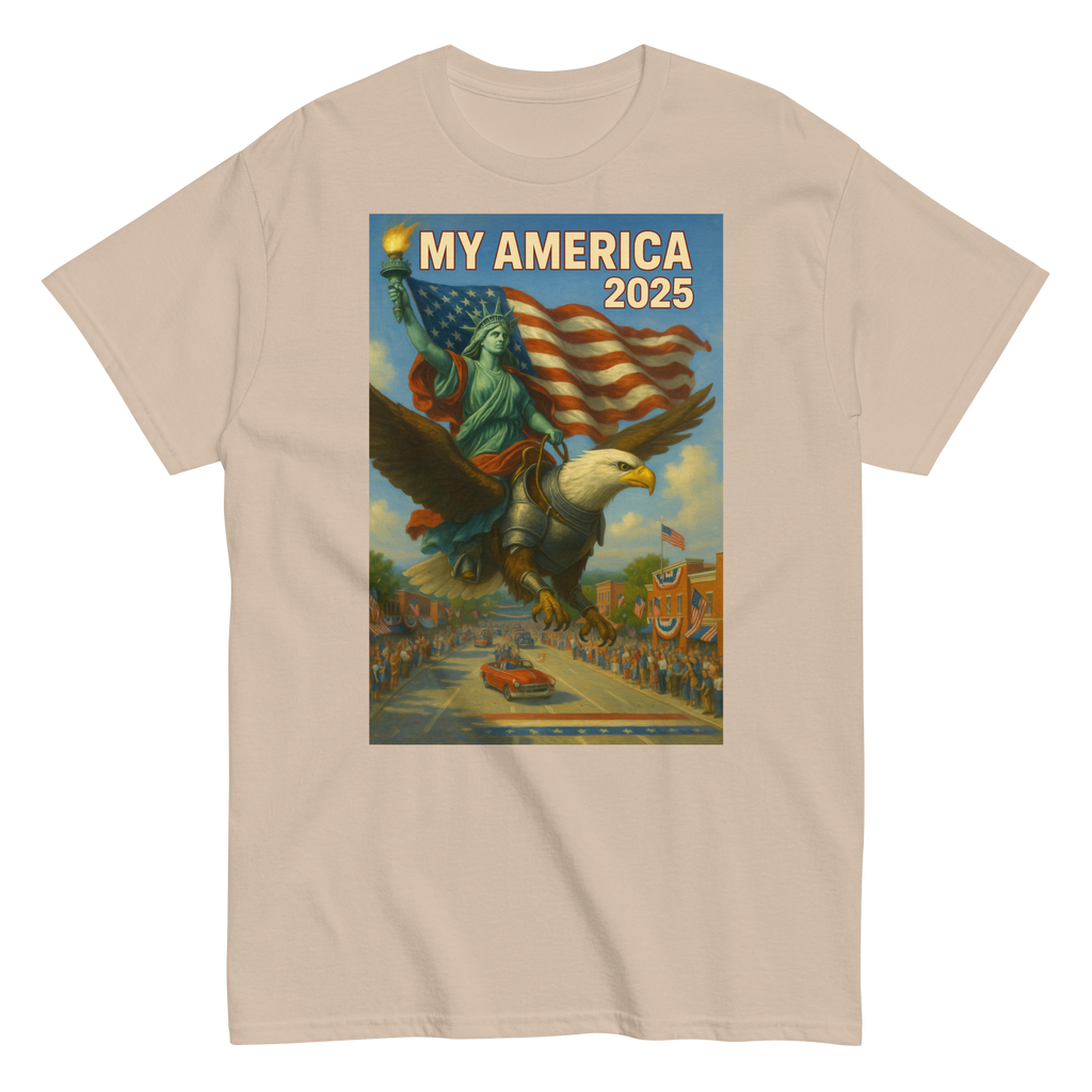 My America Graphic Funny Tee