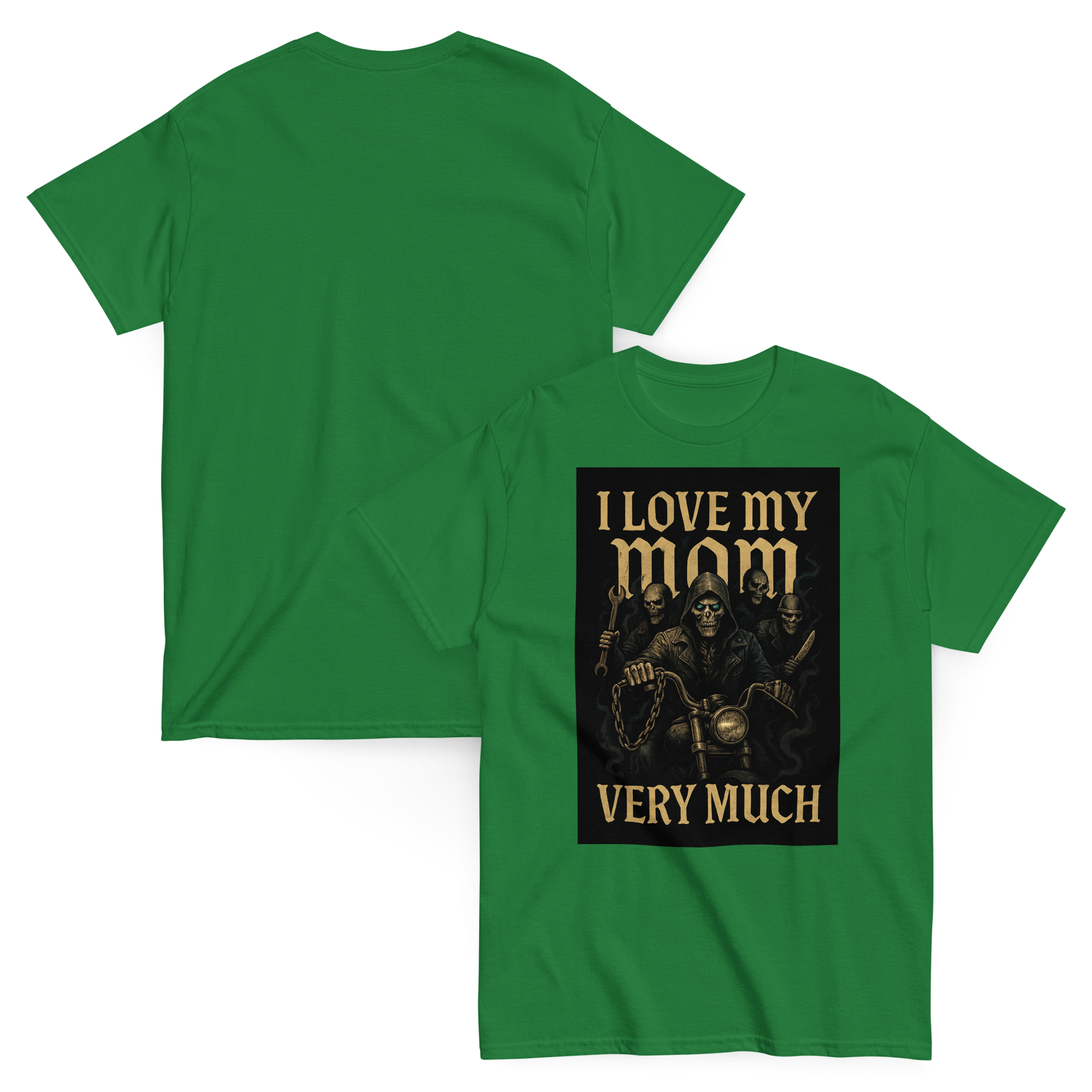 I Love My Mom Funny Graphic Tee