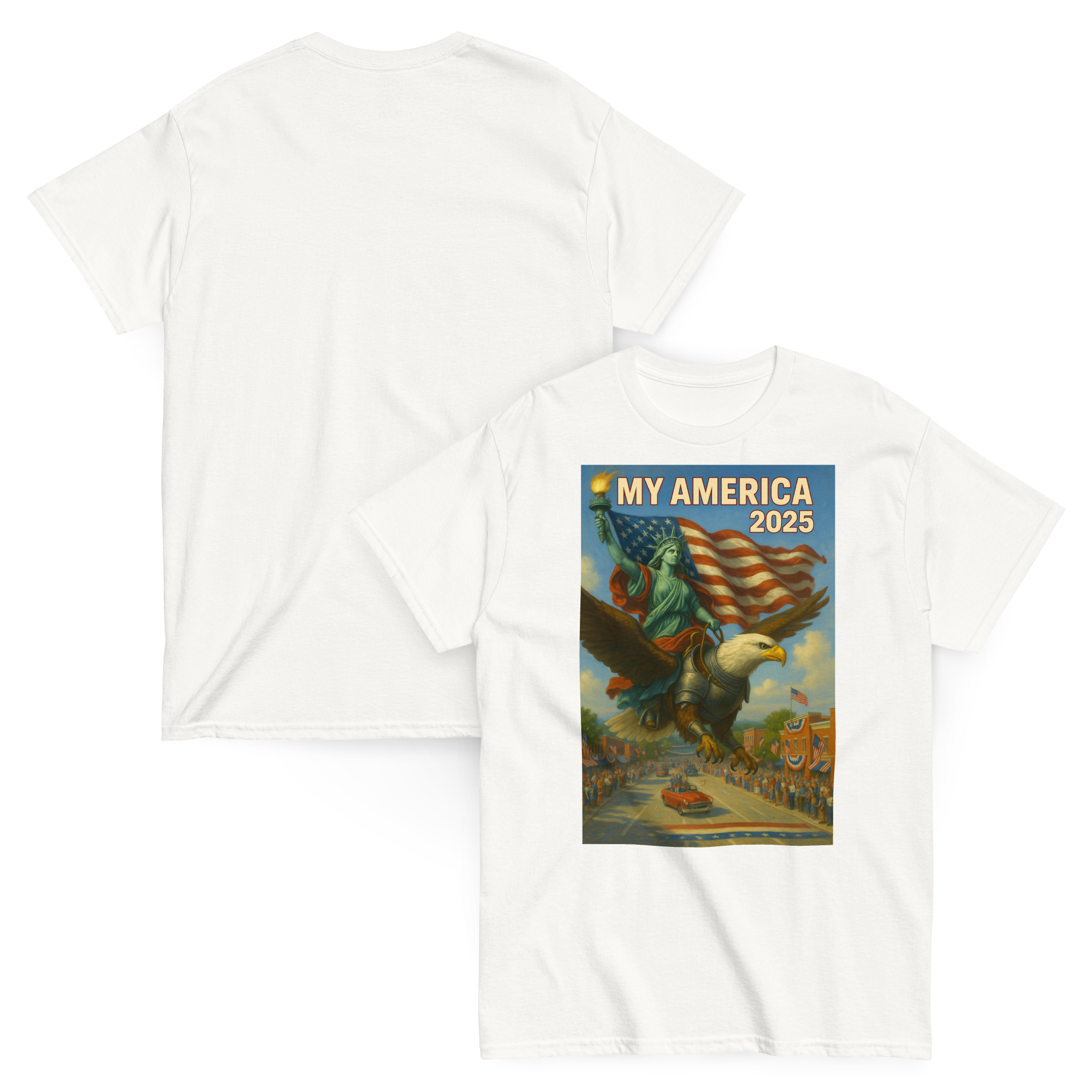 My America Graphic Funny Tee